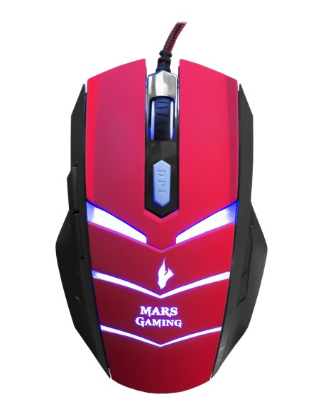 Mars Gaming MMVU1 ratón USB Óptico 5000 DPI