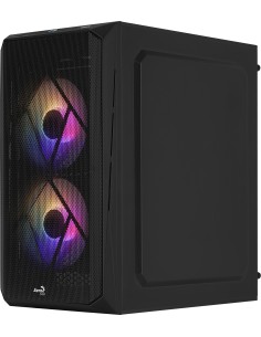 Aerocool CS107V2 carcasa de ordenador Mini Tower Negro