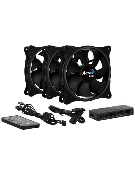 Aerocool Eclipse 12 Pro Carcasa del ordenador Ventilador 12 cm Negro