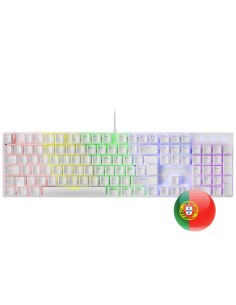 Mars Gaming MK422 Mecánico Portugués Blanco RGB