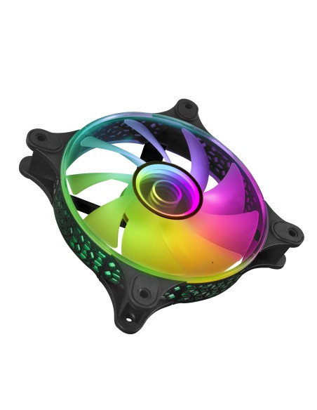 Mars Gaming MF-3DKIT Negro Kit 3 Ventiladores ARGB 360° 12cm