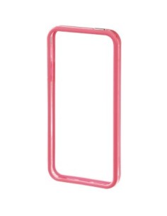 Hama Edge Protector iPhone 5 funda para teléfono móvil Rosa, Transparente