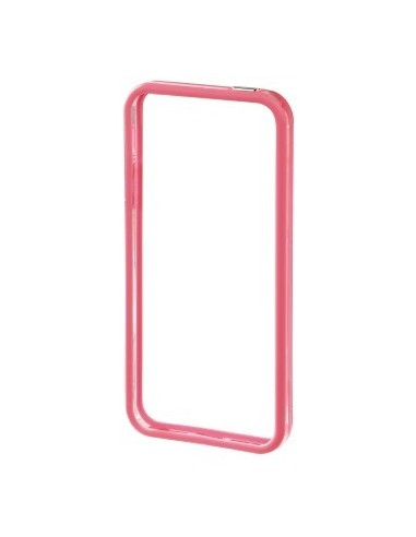 Hama Edge Protector iPhone 5 funda para teléfono móvil Rosa, Transparente