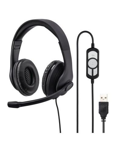 Auricular USB HS-USB300 Negro