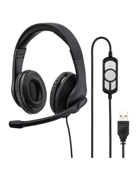 Auricular USB HS-USB300 Negro