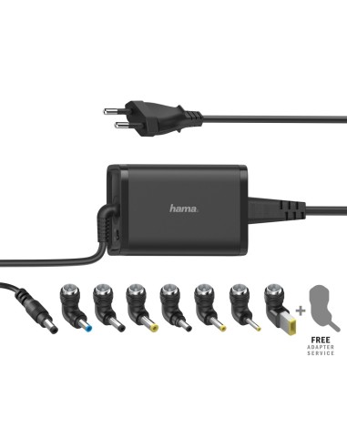 Cargador universal portátil 8 adapt. de 15-19V 45W