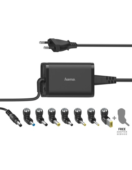 Cargador universal portátil 8 adapt. de 15-19V 45W