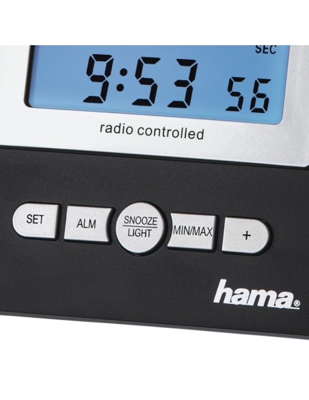 Hama EWS 800 Estación Meteorológica + Sensor Exterior Negro