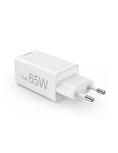 Cargador pared hama gan 65w 2 x usb tipo c 1 x usb tipo a blanco