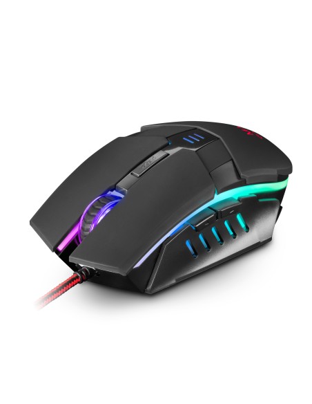 Mars Gaming MM116 ratón Ambidextro USB tipo A Óptico 3200 DPI