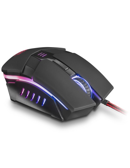 Mars Gaming MM116 ratón Ambidextro USB tipo A Óptico 3200 DPI