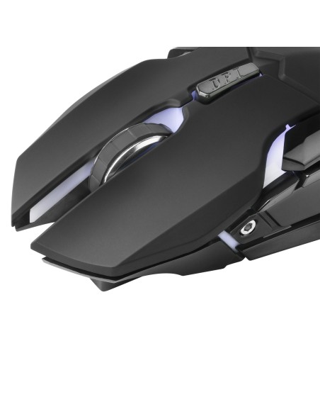 Mars Gaming MMW Inalámbrico 3200DPI Negro RGB