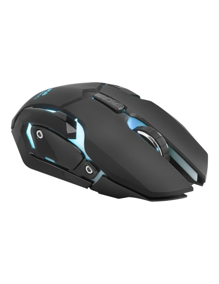 Mars Gaming MMW Inalámbrico 3200DPI Negro RGB