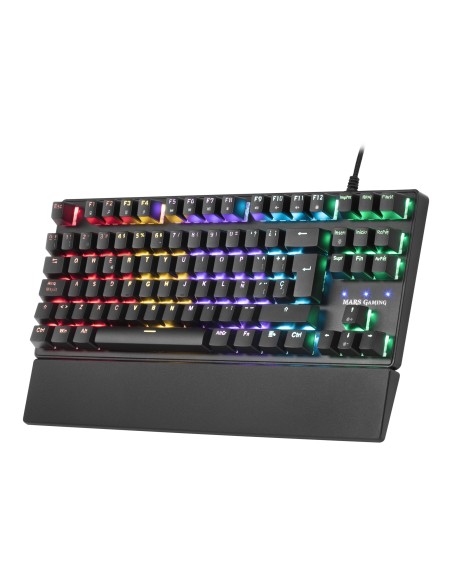 Mars Gaming MKXTKL Mecánico Portugués Negro RGB