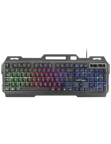Combo Mars Gaming MK120ES Membrana Negro RGB