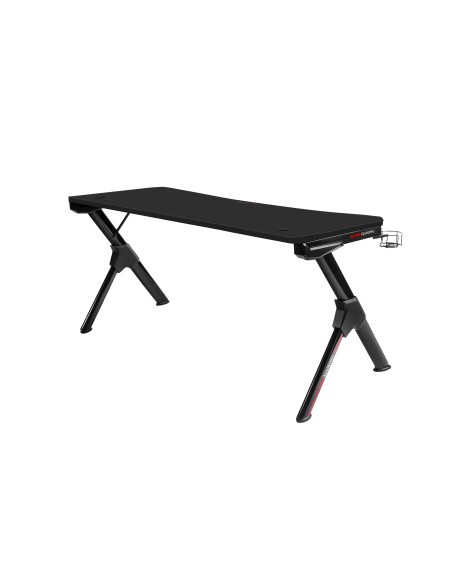 Mars Gaming MGD140 Negro Mesa Gaming 140cm Soportes Extra Alfombrilla Total