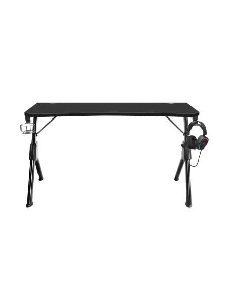 Mars Gaming MGD140 Negro Mesa Gaming 140cm Soportes Extra Alfombrilla Total