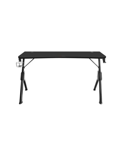 Mars Gaming MGD140 Negro Mesa Gaming 140cm Soportes Extra Alfombrilla Total