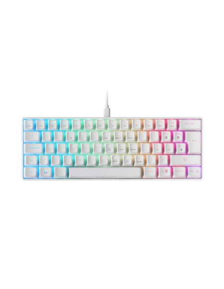 Mars Gaming MKMINIWBRES Teclado Mecánico Ultra-Compacto Full RGB Chroma Switch OUTEMU PRO Marrón Blanco Idioma Español