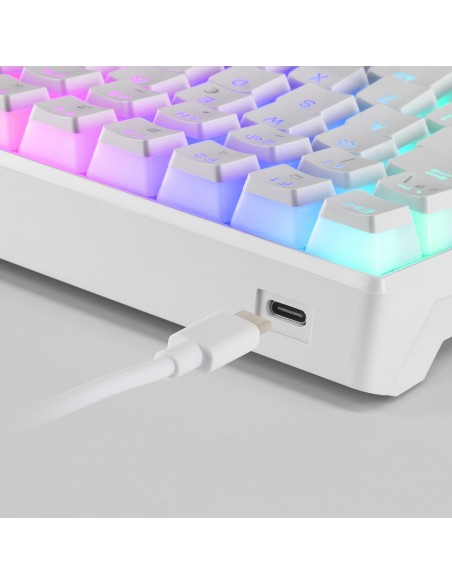 Mars Gaming MKULTRA Mecánico Blanco RGB