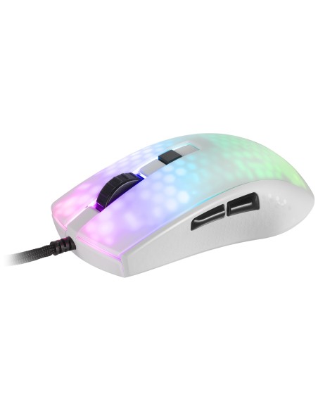 Mars Gaming MMRW 12800DPI Blanco RGB
