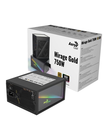 Aerocool Mirage Gold 750W ATX 80 Plus Gold Negra