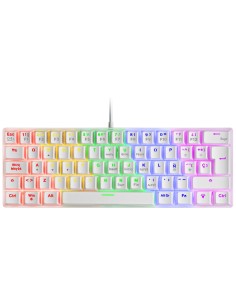 Mars Gaming MK60 Rainbow Mecánico Blanco RGB