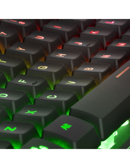 Mars Gaming MK220 Membrana Portugués Negro RGB