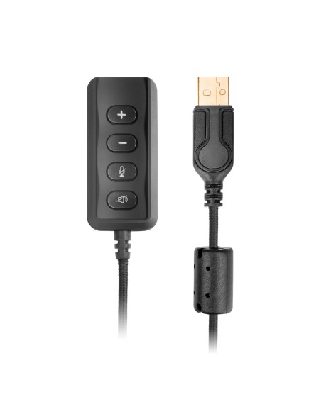 Mars Gaming MH6 auricular y casco Auriculares Diadema Conector de 3,5 mm Negro