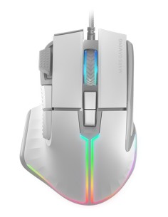 Mouse Mars Gaming Mm-xt White 9b 12800dpi Rgb Cable Feather Paracord