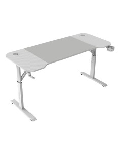 Mesa Mars Gaming Mgd Ergo 140 Regulable En Altura Tablero Blanco 140x60 Chasis De Acero Alf. Xxl