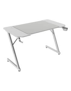 Mesa Mars Gaming Mgd X120 Chasis De Acero Tablero Blanco 120x60 Diseño Fibra Carbono Alf. Xxl