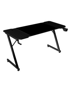 Mesa Mars Gaming Mgd X140 Chasis De Acero Tablero Negro 140x60 Diseño Fibra Carbono Alf. Xxl