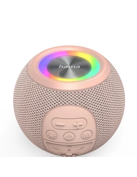Altavoz hama ball shape mono rosa