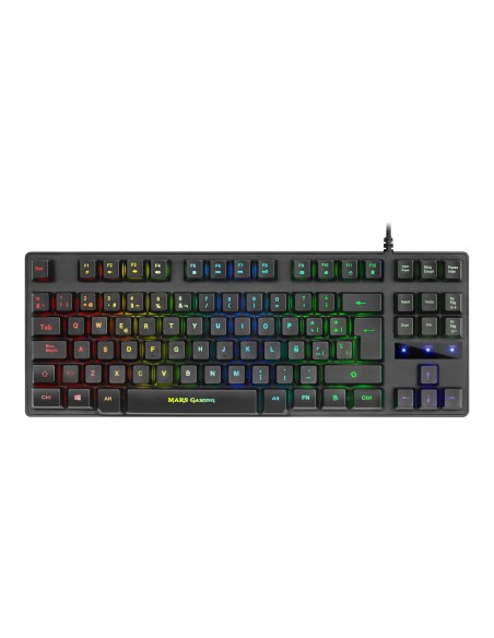 Mars Gaming MKTKLES Mecánico Negro RGB