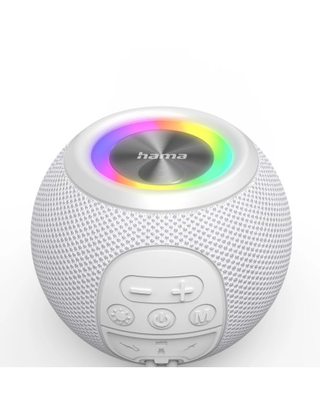 Altavoz hama ball shape mono blanco