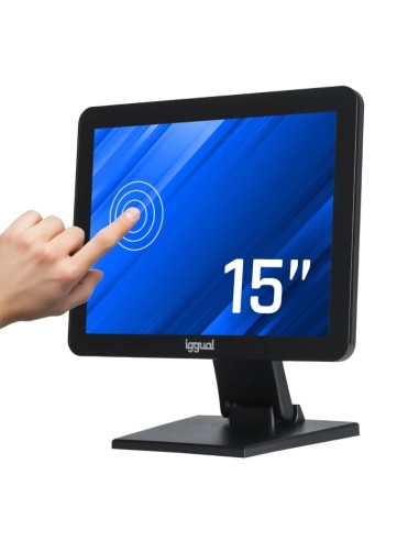 iggual Monitor táctil capacitivo 15" VGA HDMI USB