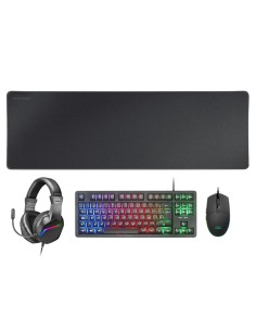 MARS GAMING Combo Gaming MCP-RGB3 4EN1 Negro