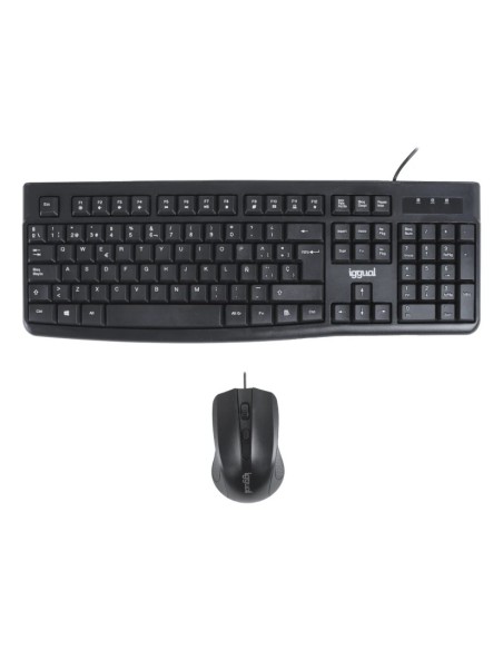 iggual Kit teclado y ratón CMK-BUSINESS2 negro