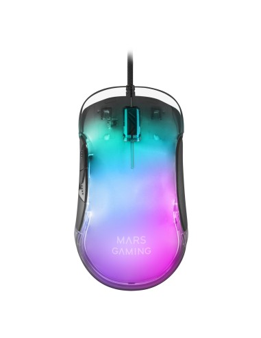 Mars Gaming MMGLOW 12800DPI Negro RGB