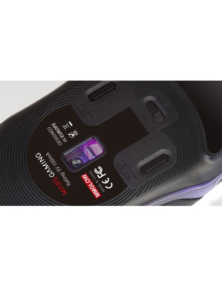 Mars Gaming MMGLOW 12800DPI Negro RGB