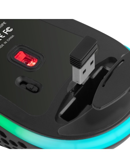 Mars Gaming MMW3 Inalámbrico 3200DPI Negro RGB