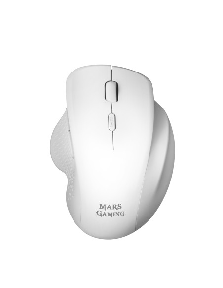 Mars Gaming MMWERGO Inalámbrico 3200DPI Blanco