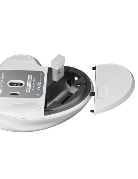 Mars Gaming MMWERGO Inalámbrico 3200DPI Blanco
