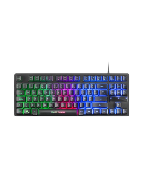 Mars Gaming MCPTKLES Membrana Negro RGB