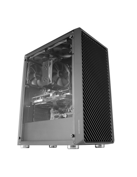 MARS GAMING Semitorre Atx 4X12CM Negro
