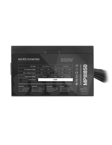 Mars Gaming MPIII850 850W ATX Negra