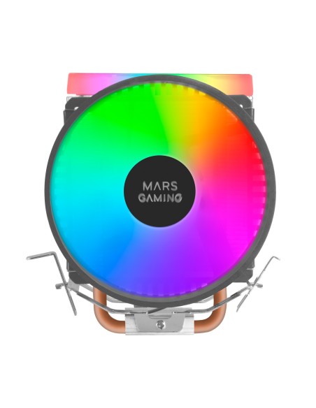 Disipador Mars Gaming MCPU33 CPU Dual FRGB 3 Heatpipes HCT TDP 140W, 11cm