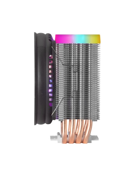 Mars Gaming MCPU44 Disipador CPU Dual ARGB 4 Heatpipes HCT TDP 160W Ventilador 11cm