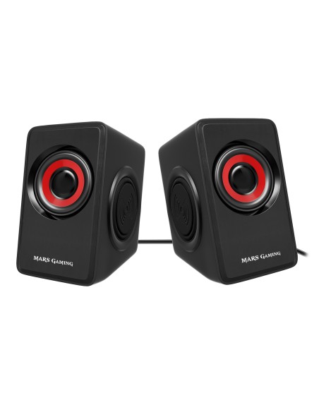Mars Gaming MS1 altavoz Negro, Rojo Alámbrico 10 W